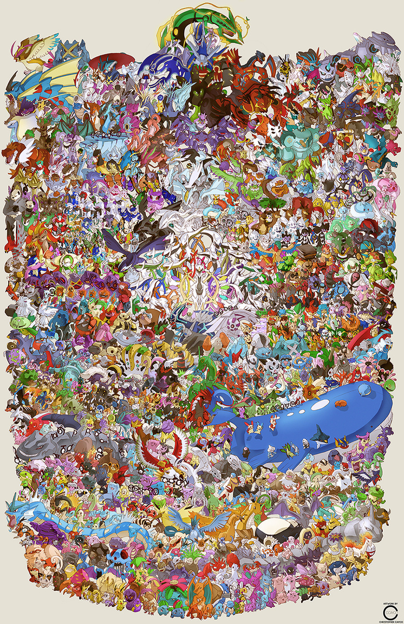 Illustration for article titled 721 Pokemon, 21 Days, 132 Hours